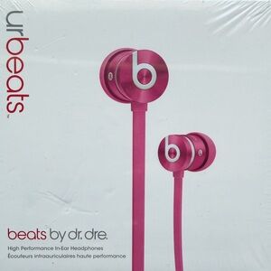 UR Beats by Dre Hot Pink In-Ear Headphones - BRAND NEW IN BOX SEALED